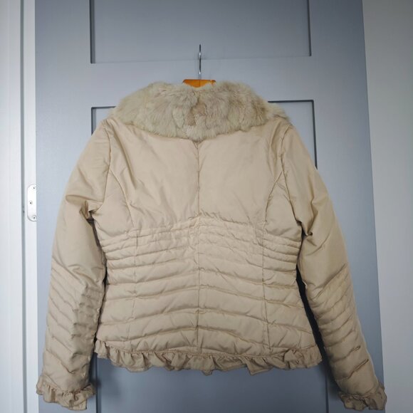 bebe Down Puffer jacket with fur collar - Picture 4 of 4